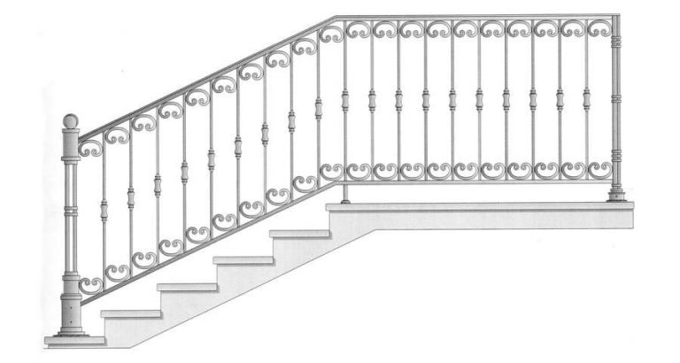 Эскиз перильного ограждения